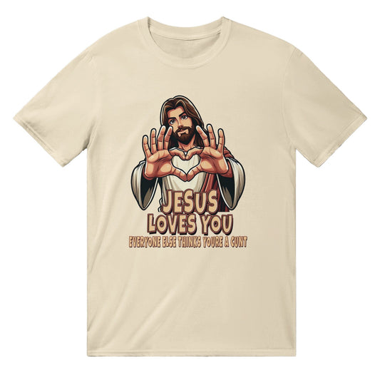 Jesus Loves You T-SHIRT Australia Online Color Natural / S