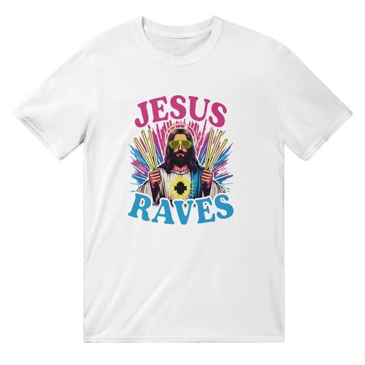 Jesus Raves T-Shirt Graphic Tee Australia Online S