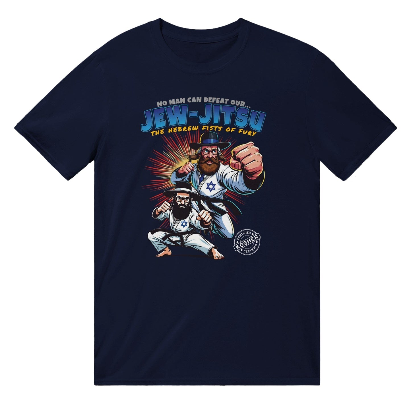 Jew-Jitsu T-Shirt Graphic Tee Australia Online Navy / S