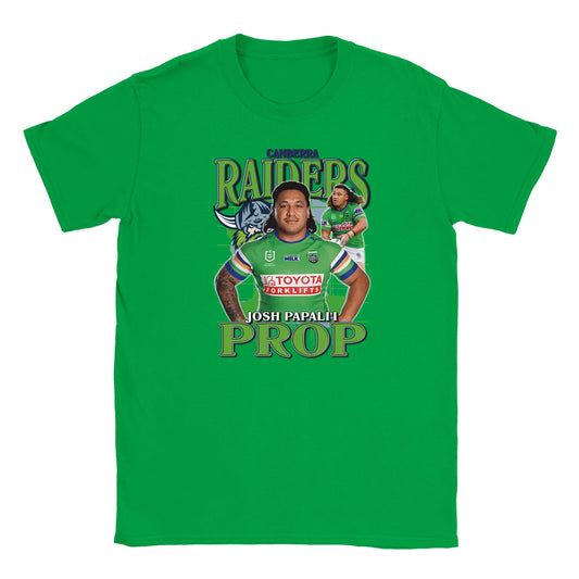 Josh Papalii Canberra Raiders Kids T-shirt Australia Online Color Irish Green / S