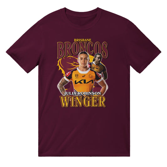 Julia Robinson Brisbane Broncos T-shirt Australia Online Color Maroon / S
