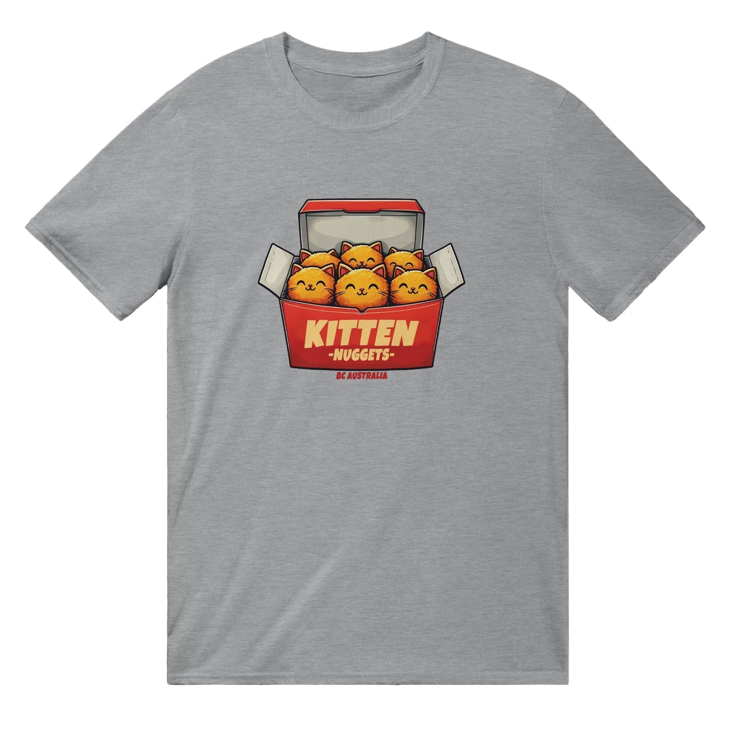 Kitten Nuggets T-shirt Australia Online Color Sports Grey / S