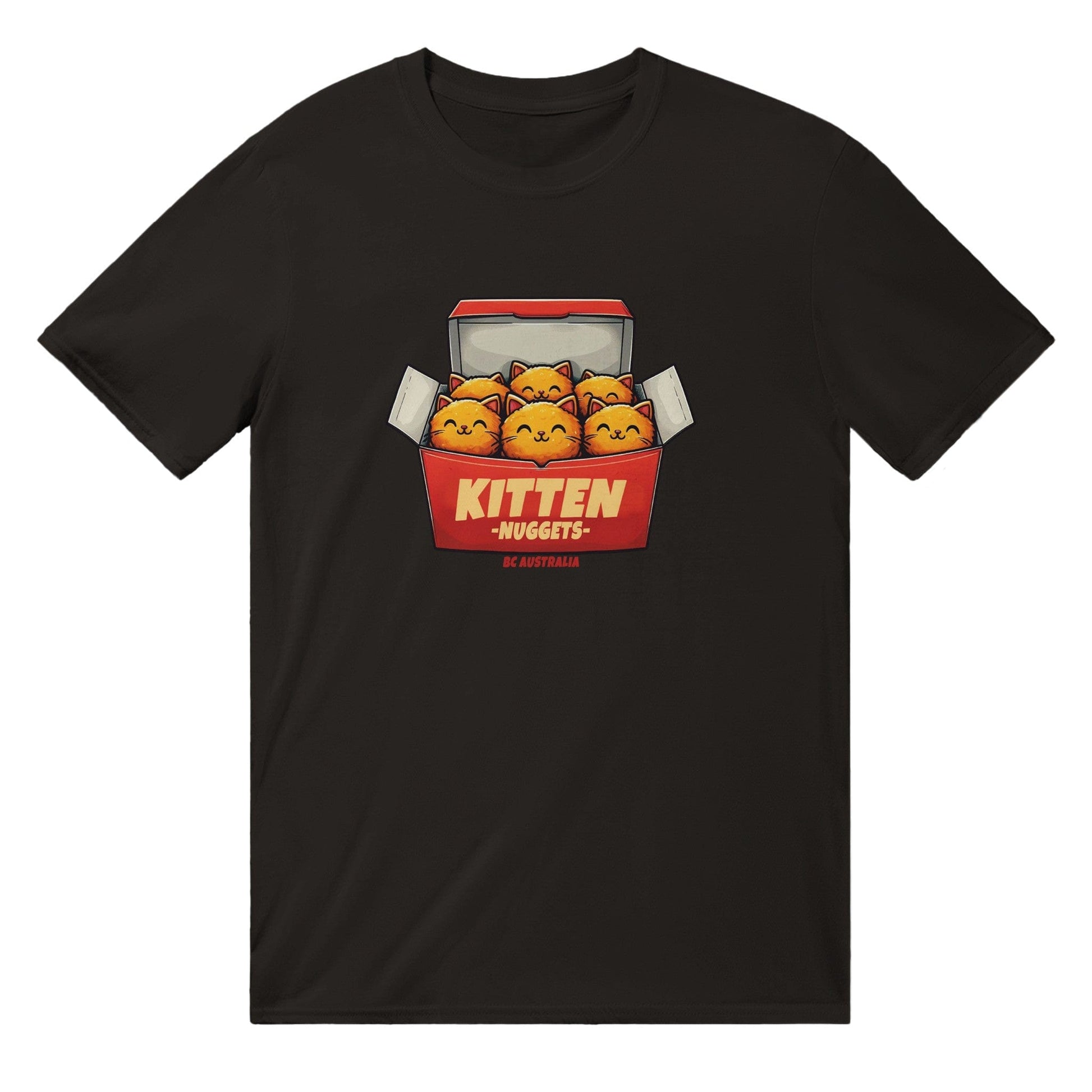 Kitten Nuggets T-shirt Australia Online Color Black / S