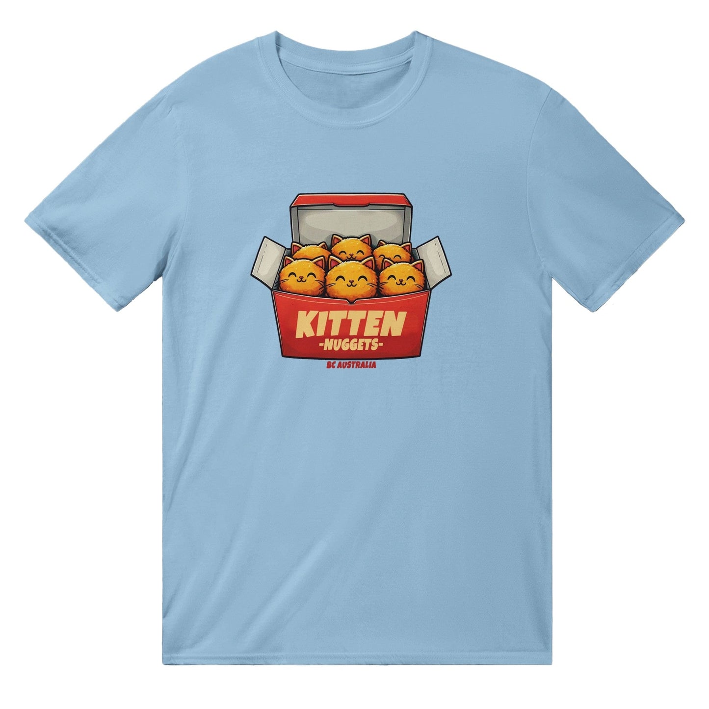 Kitten Nuggets T-shirt Australia Online Color Light Blue / S