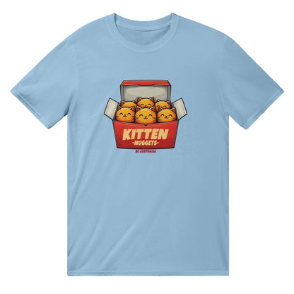 Kitten Nuggets T-shirt Australia Online Color Light Blue / S