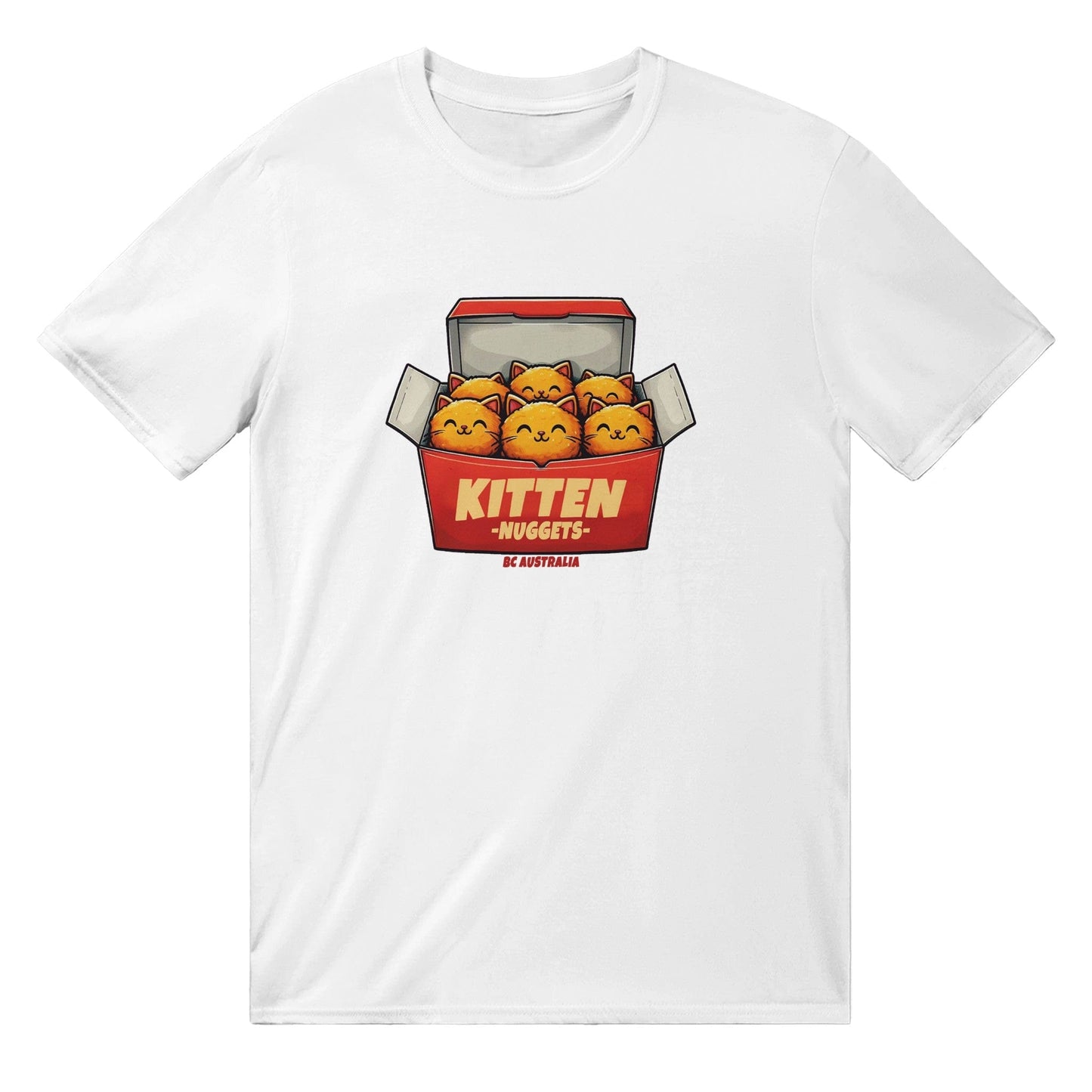 Kitten Nuggets T-shirt Australia Online Color White / S