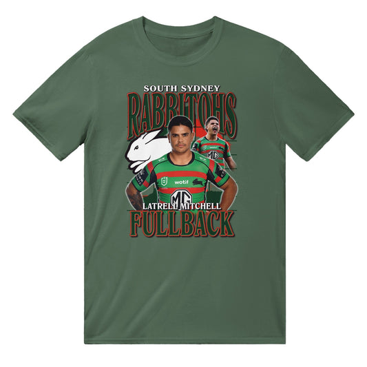 Latrell Mitchell T-shirt Australia Online Color Military Green / S