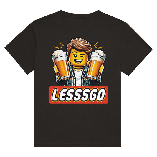 Lesssgo Man T-Shirt Graphic Tee Australia Online Black / S
