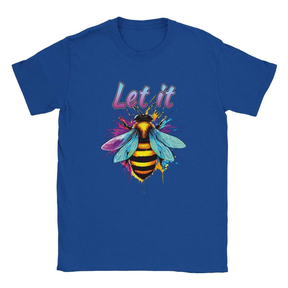 Let It Bee - Classic Unisex Crewneck T-shirt Australia Online Color Royal / S