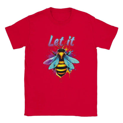 Let It Bee - Classic Unisex Crewneck T-shirt Australia Online Color Red / S