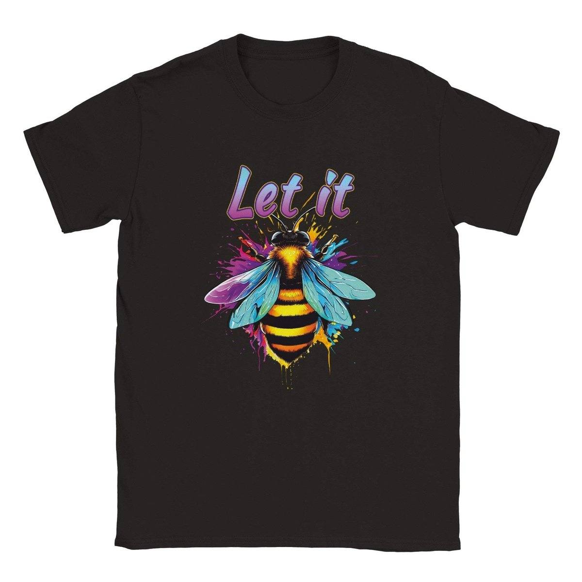 Let It Bee - Classic Unisex Crewneck T-shirt Australia Online Color Black / S