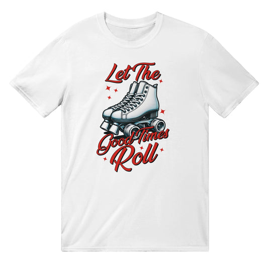 Let The Good Times Roll T-Shirt Graphic Tee Australia Online White / S