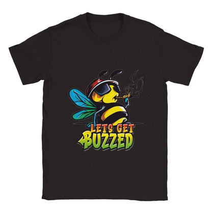 Lets Get Buzzed - Classic Unisex Crewneck T-shirt Australia Online Color Black / S