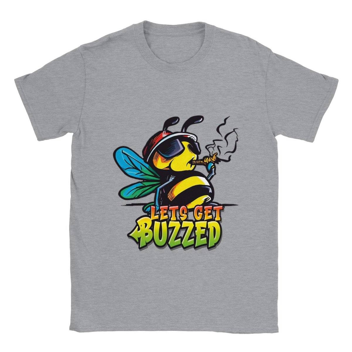 Lets Get Buzzed - Classic Unisex Crewneck T-shirt Australia Online Color