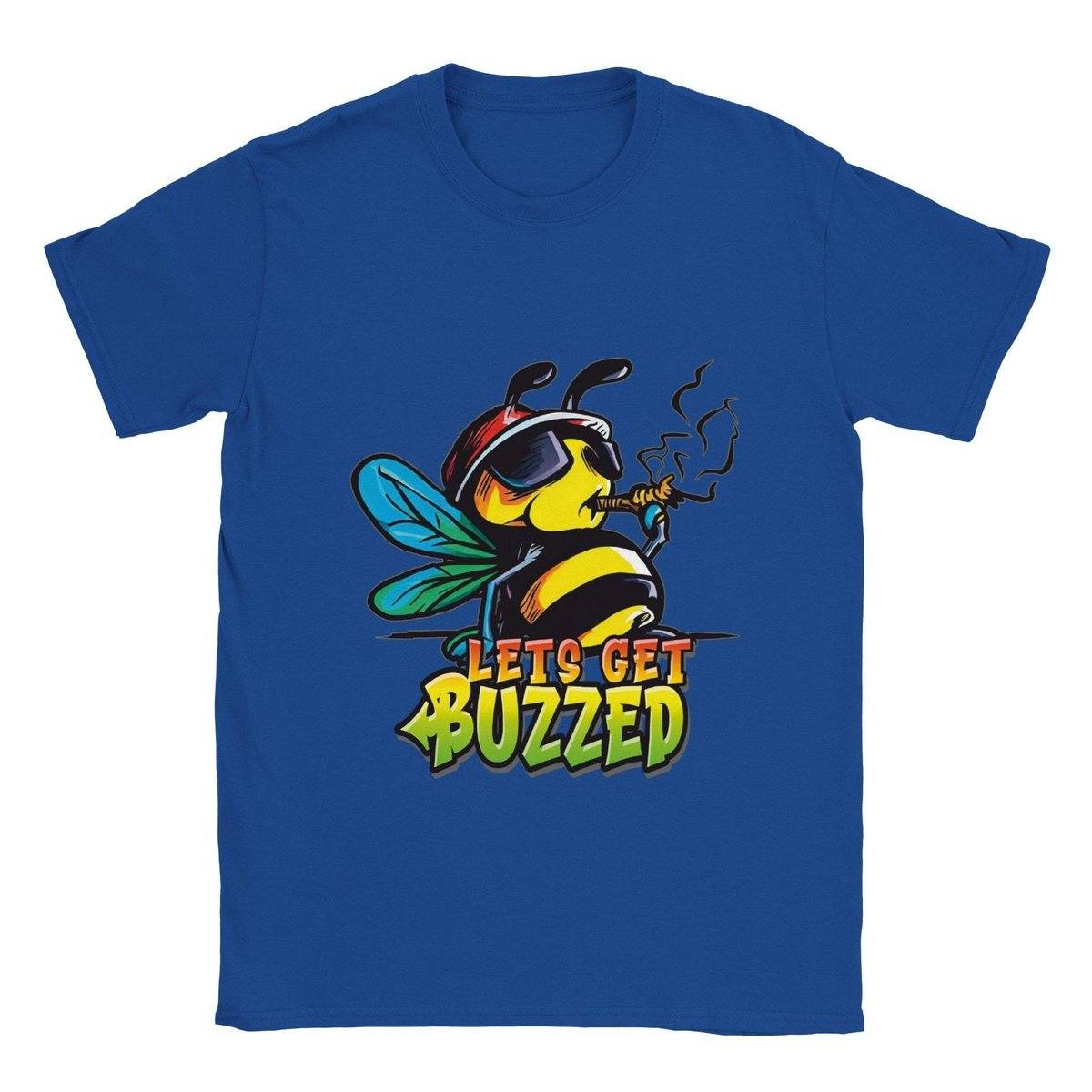 Lets Get Buzzed - Classic Unisex Crewneck T-shirt Australia Online Color Royal / S