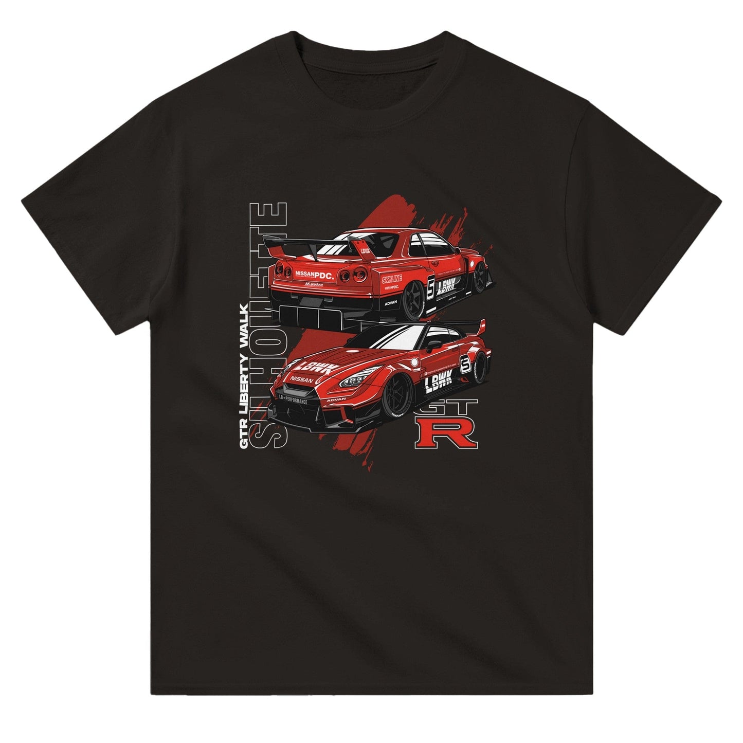 Liberty Walk GTR Skyline T-shirt Australia Online Color Black / S