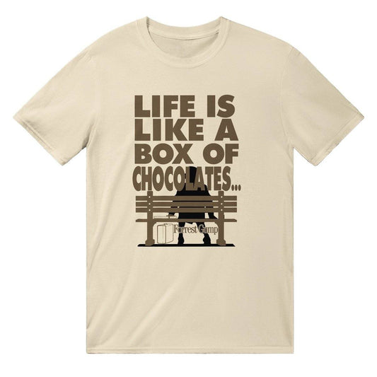 Life Is Like A Box Of Chocolates T-SHIRT Australia Online Color Natural / S