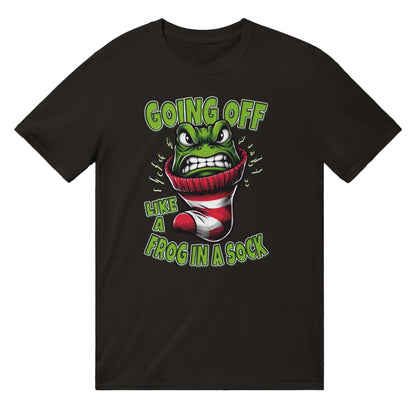 Like A Frog In A Sock T-shirt Graphic Tee Australia Online Black / S