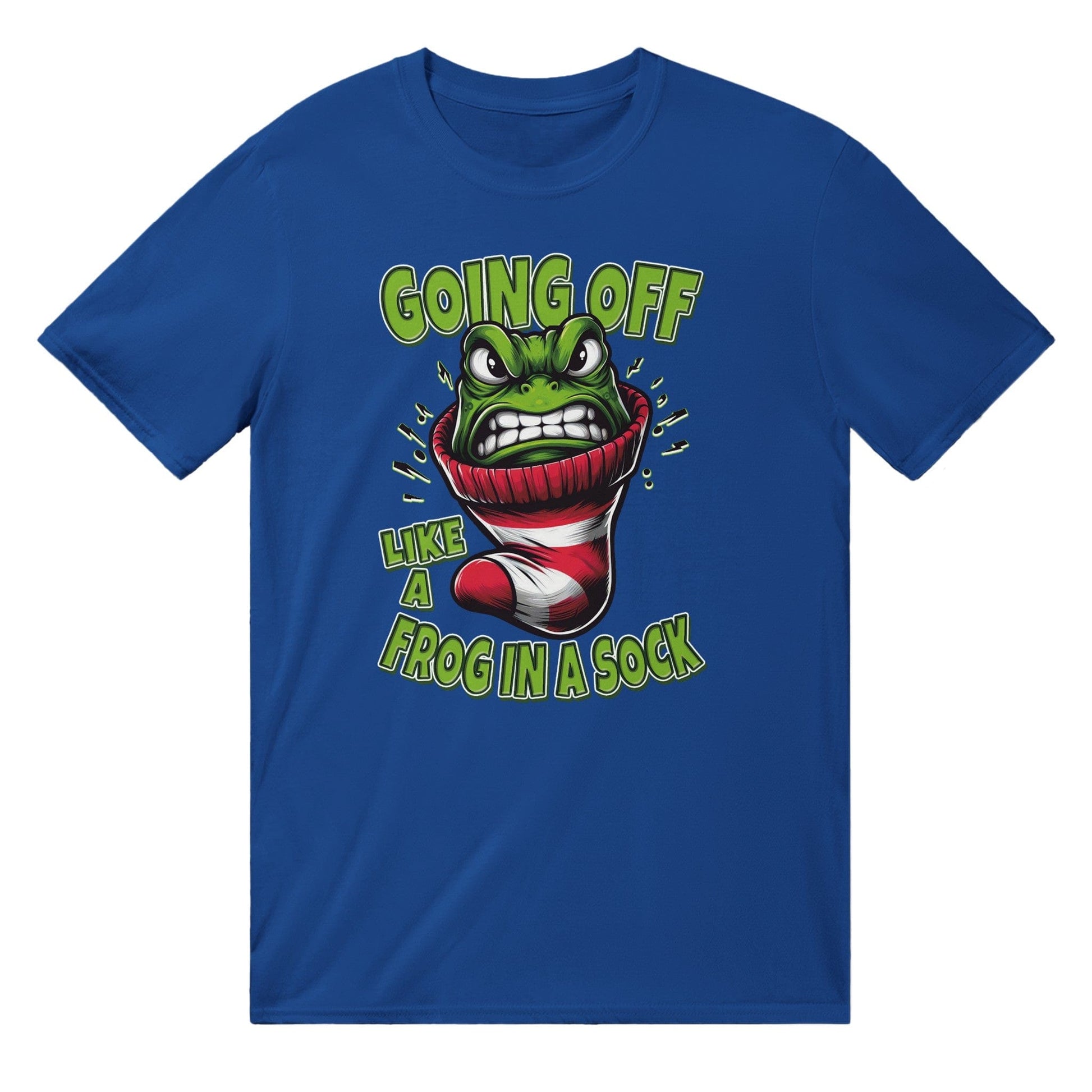 Like A Frog In A Sock T-shirt Graphic Tee Australia Online Royal / S