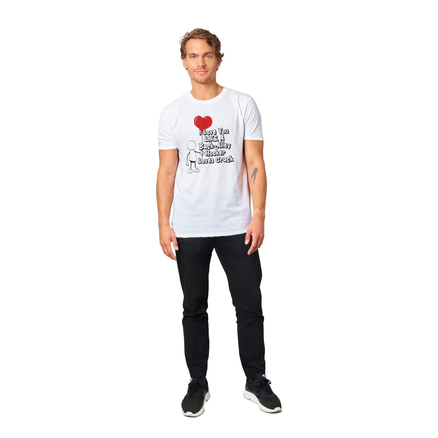 Like A Hooker Loves Crack T-Shirt Graphic Tee Australia Online
