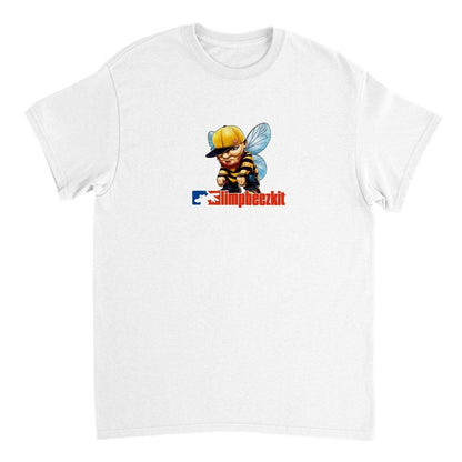 Limp Beezkit T-shirt | Limp Bizkit Parody Tshirt - Unisex Crewneck T-Shirt Australia Online Color White / S