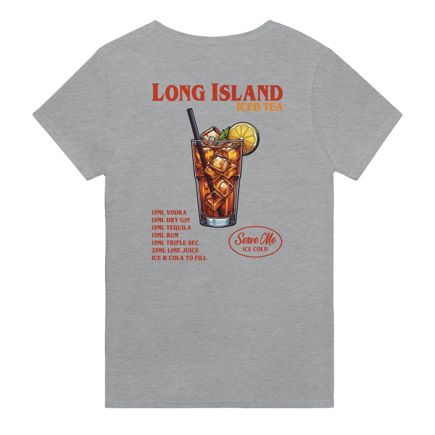 Long Island Iced Tea T-shirt Australia Online Color Sports Grey / S