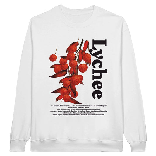 Lychee Jumper Graphic Tee Australia Online White / S