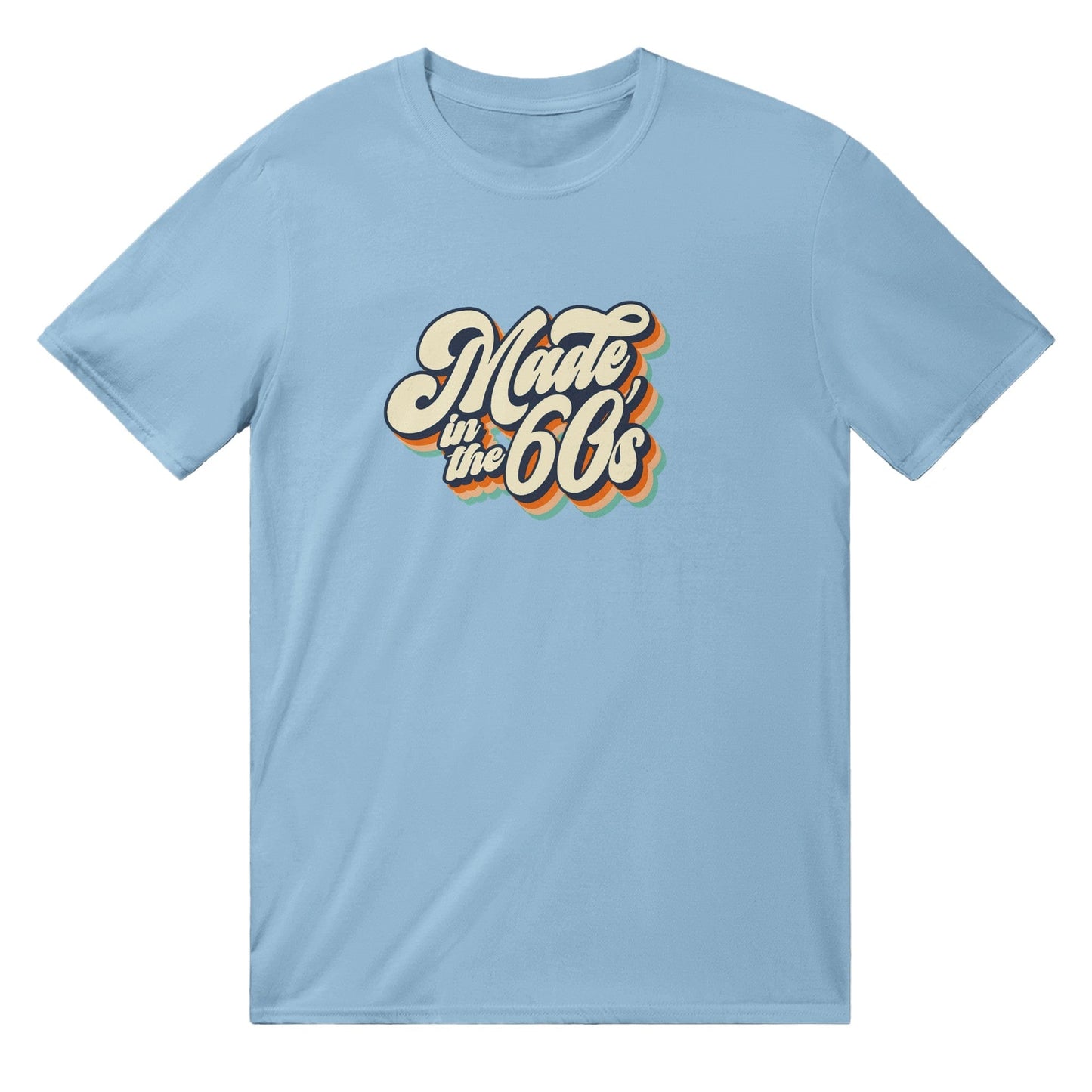 Made In The 60's T-Shirt Graphic Tee Light Blue / S BC Australia