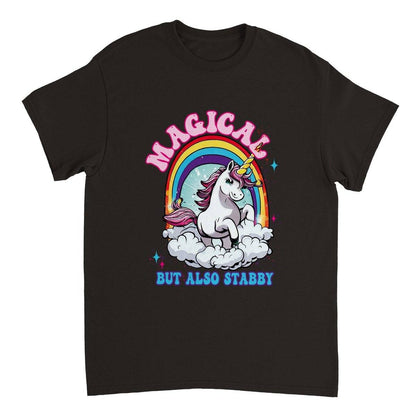 MAGICAL BUT ALSO STABBY T-SHIRT Australia Online Color Black / S