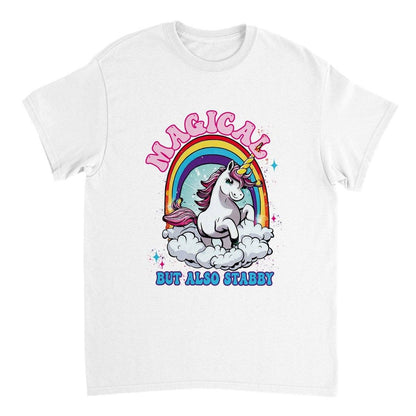 MAGICAL BUT ALSO STABBY T-SHIRT Australia Online Color White / S