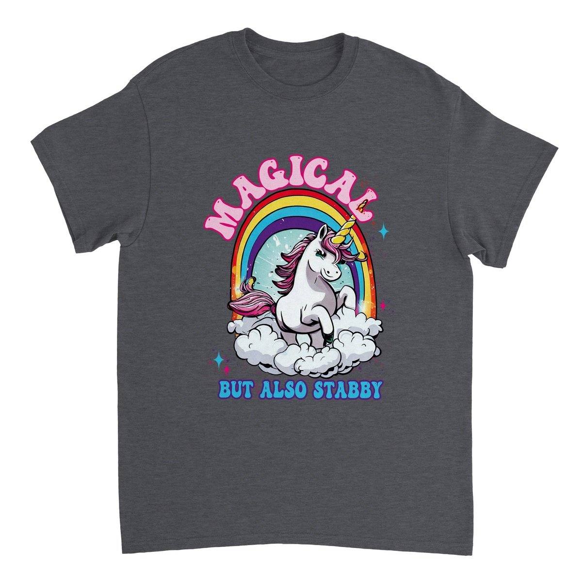 MAGICAL BUT ALSO STABBY T-SHIRT Australia Online Color Dark Heather / S