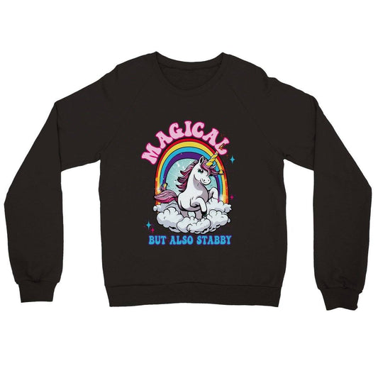MAGICAL BUT ALSO STABBY Womens Jumper Australia Online Color Black / S