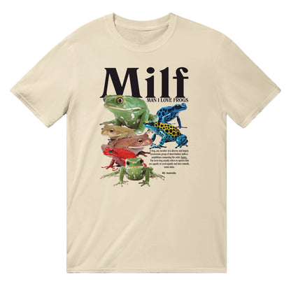 Man I Love Frogs Bootleg T-Shirt Australia Online Color Natural / S