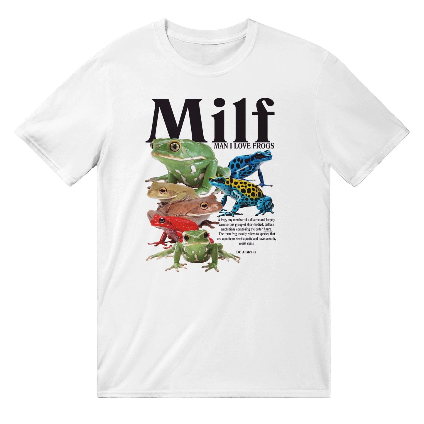 Man I Love Frogs Bootleg T-Shirt Australia Online Color White / S