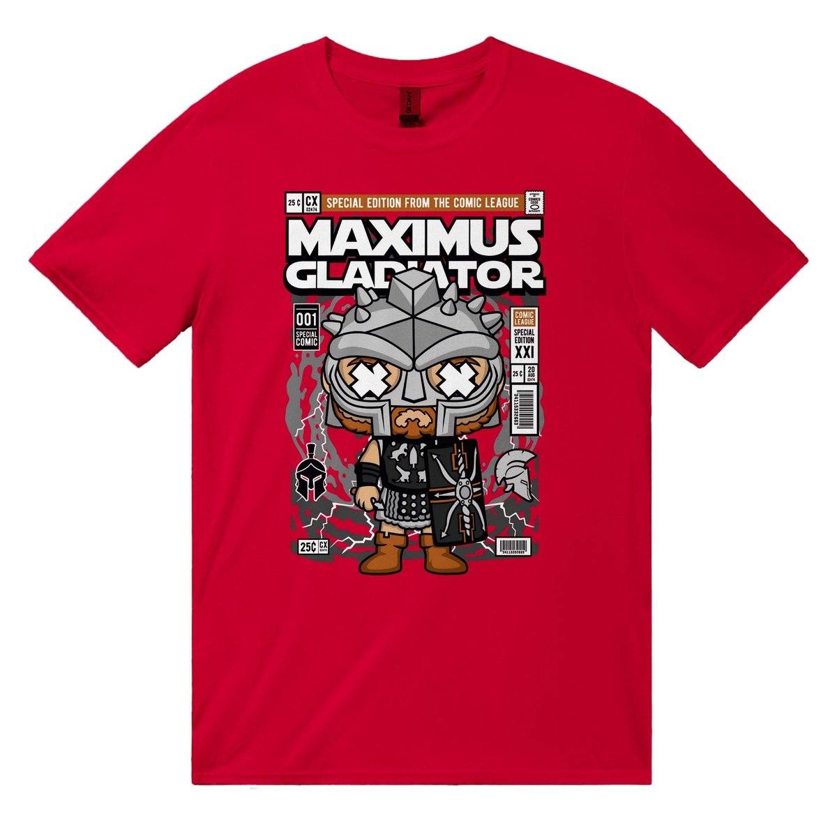 Maximus Gladiator T-SHIRT Australia Online Color Red / S