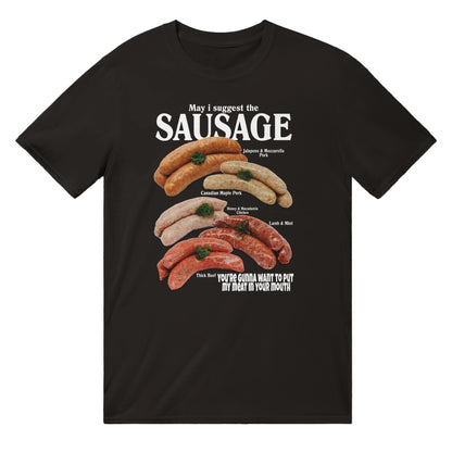 May I Suggest The Sausage T-shirt Australia Online Color Black / S
