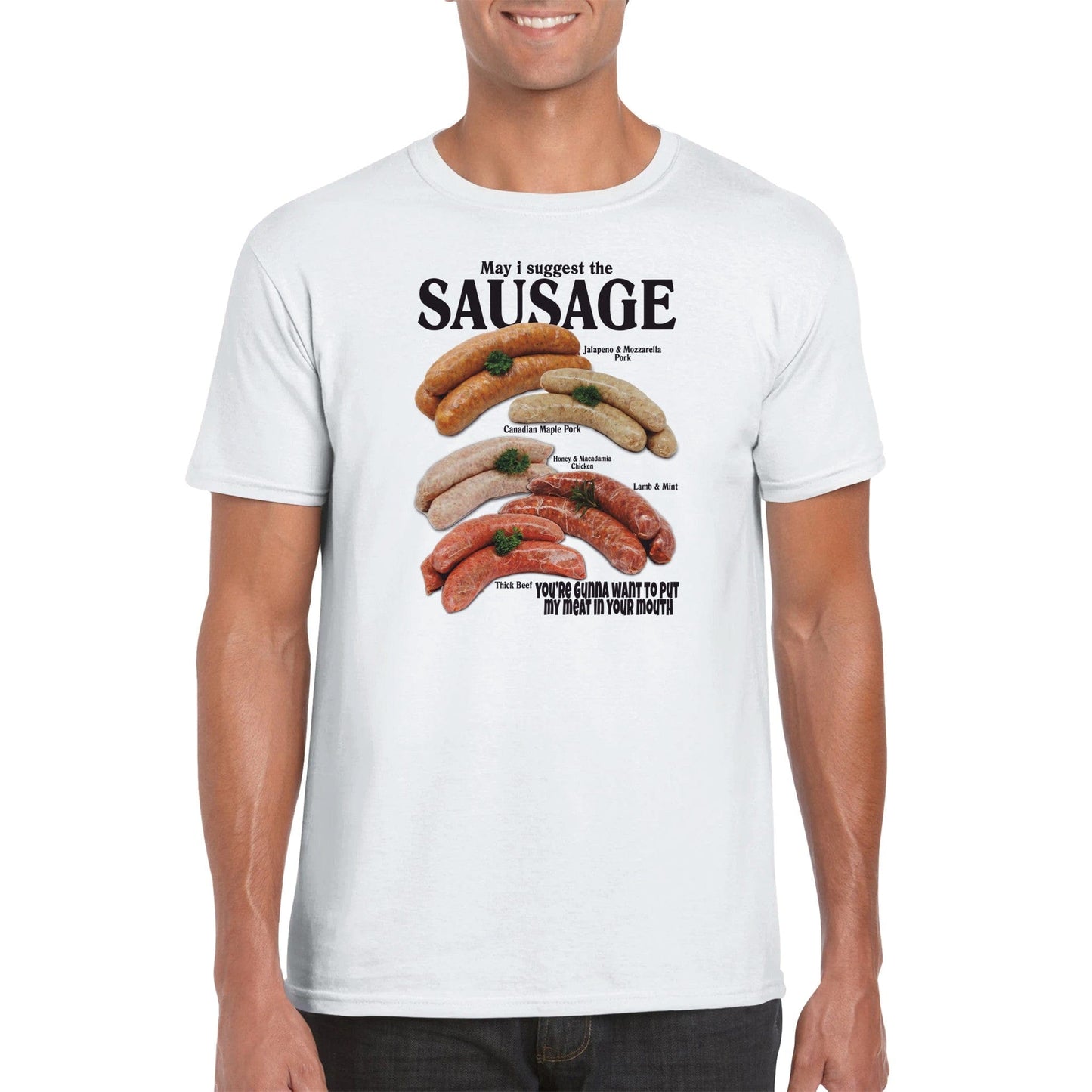 May I Suggest The Sausage T-shirt Australia Online Color