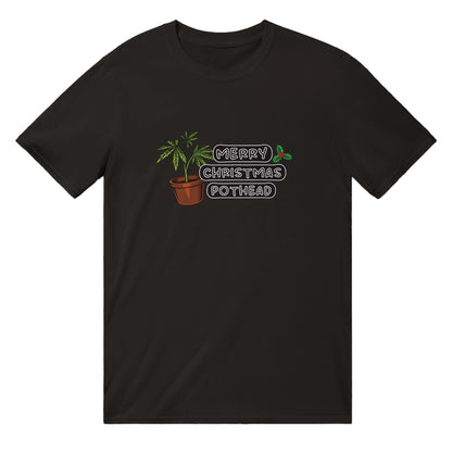 Merry Christmas Pothead T-Shirt Australia Online Color Black / S