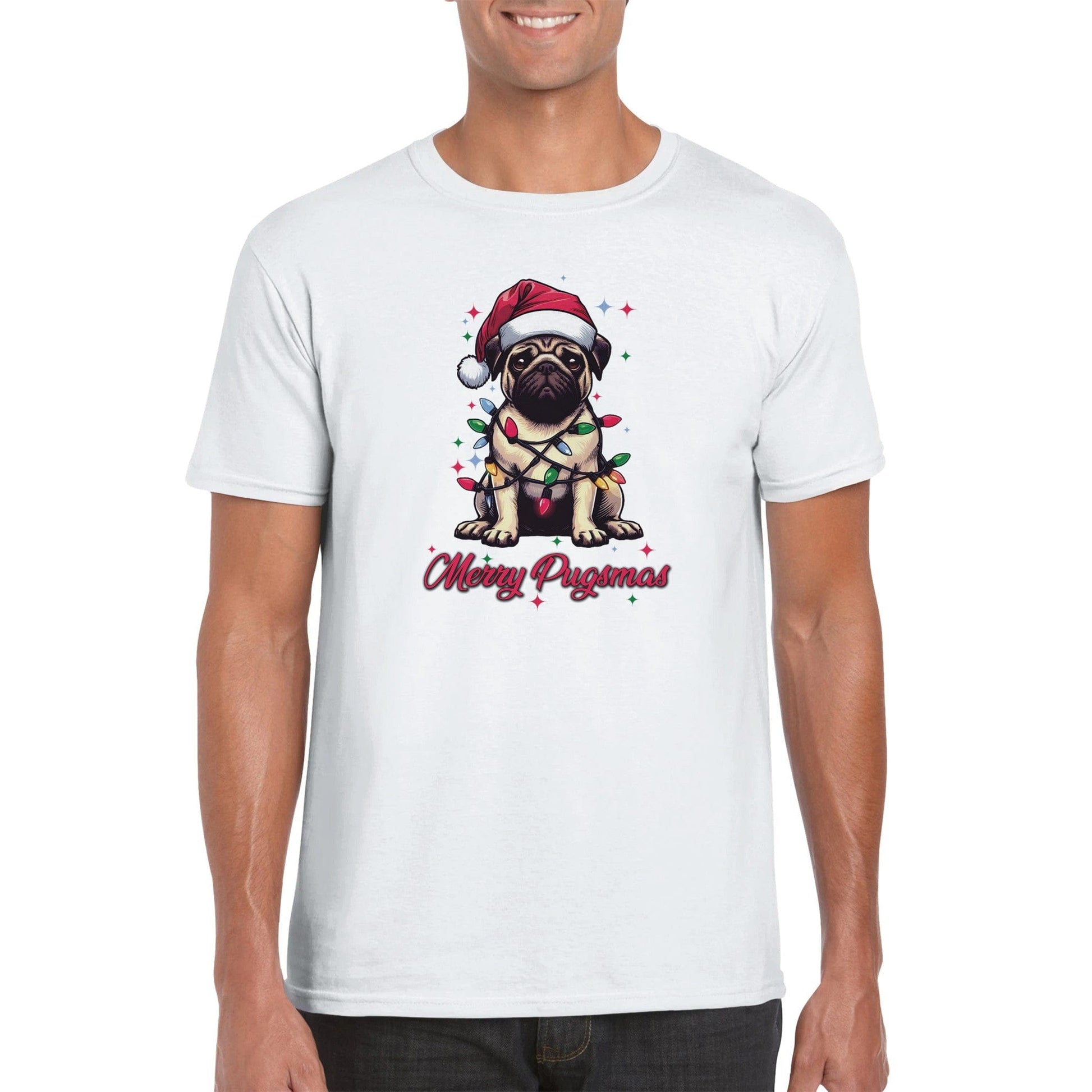 Merry Pugsmas T-shirt Australia Online Color
