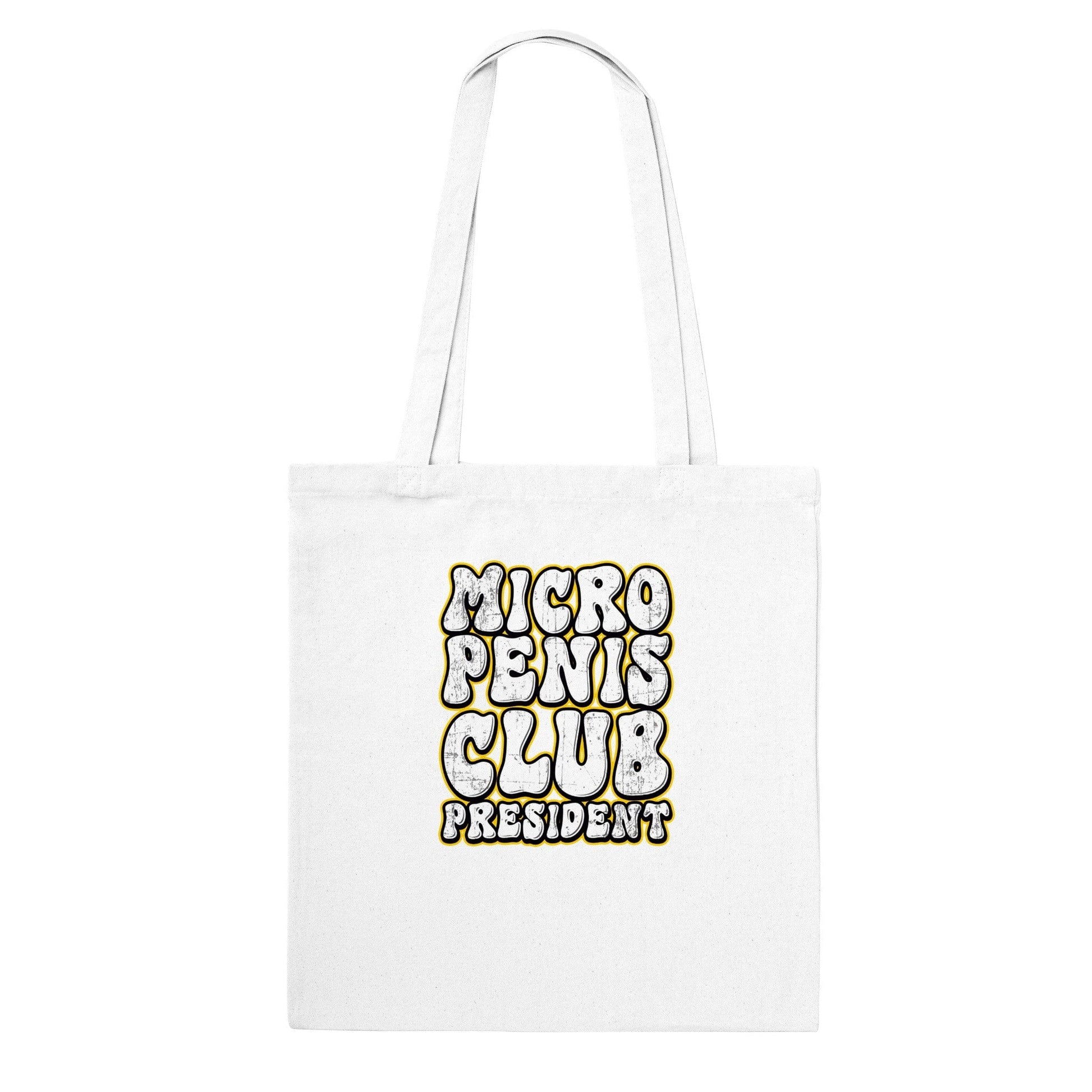 Micro Penis Club Tote Bag Australia Online Color White