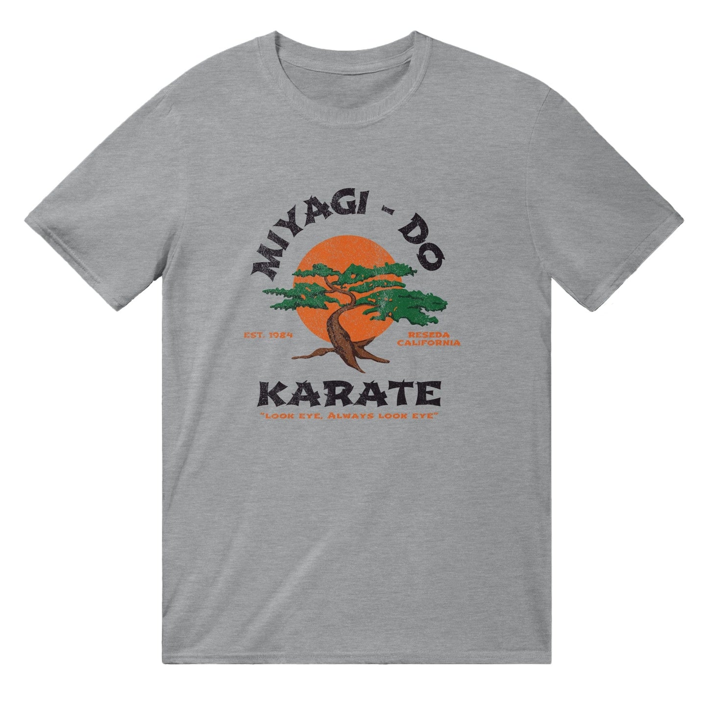Miyagi - Do Karate T-Shirt Australia Online Color Sports Grey / S