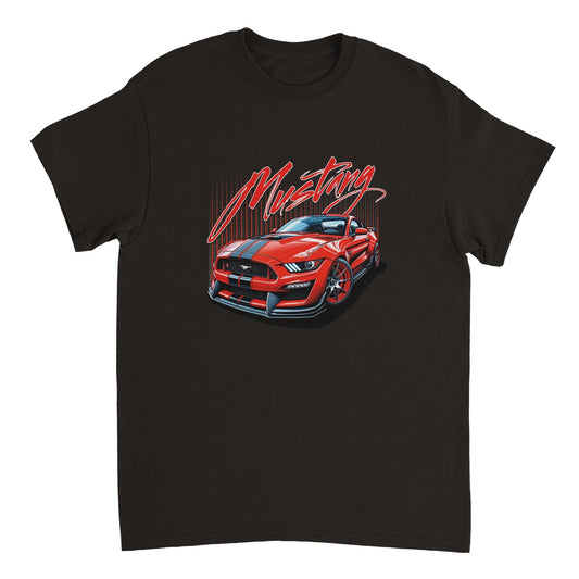 Mustang T-Shirt - Graphic Tees Australia Online - Graphic T-Shirts - Black / S