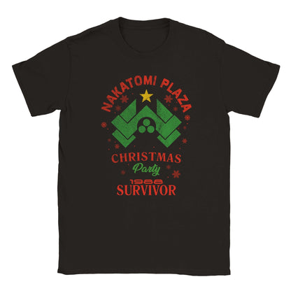 NAKATOMI PLAZA CHRISTMAS PARTY SURVIVOR T-Shirt Australia Online Color