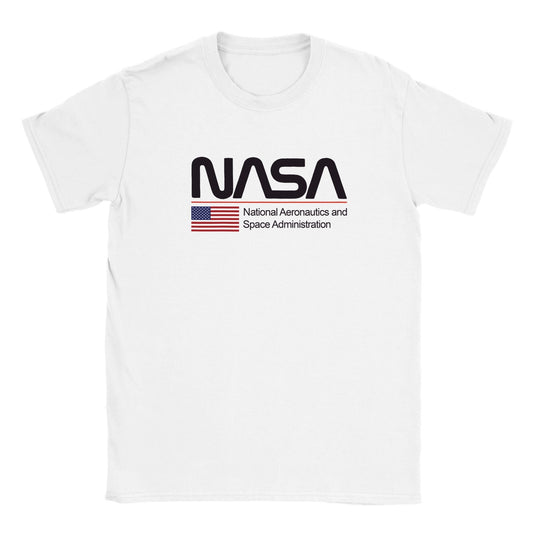 NASA US Kids T-shirt Graphic Tee Australia Online White / S