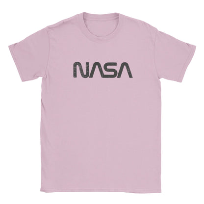 NASA Worm Distressed Kids T-shirt Graphic Tee Australia Online Light Pink / S