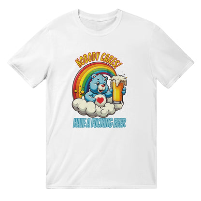 Nobody Cares T-Shirt Australia Online Color White / S