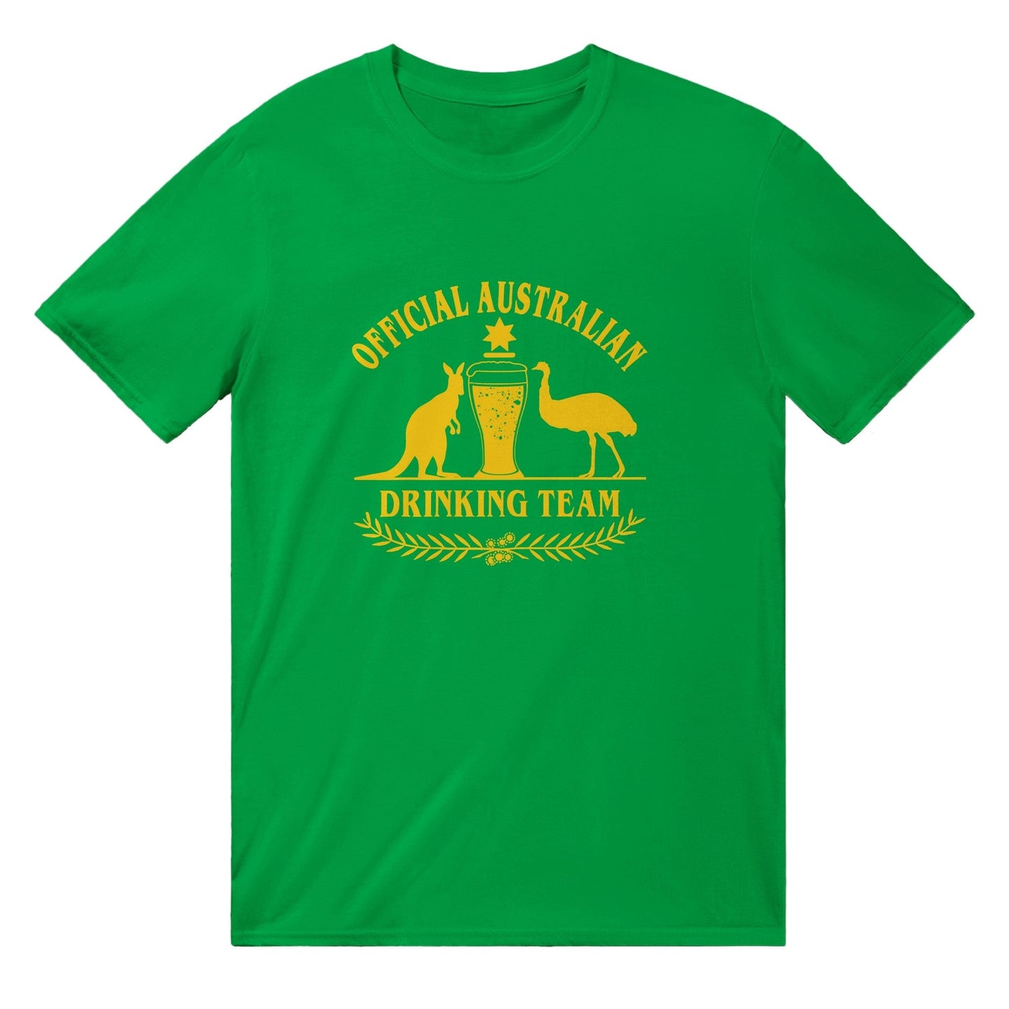 Official Australian Drinking Team T-SHIRT Australia Online Color Irish Green / S