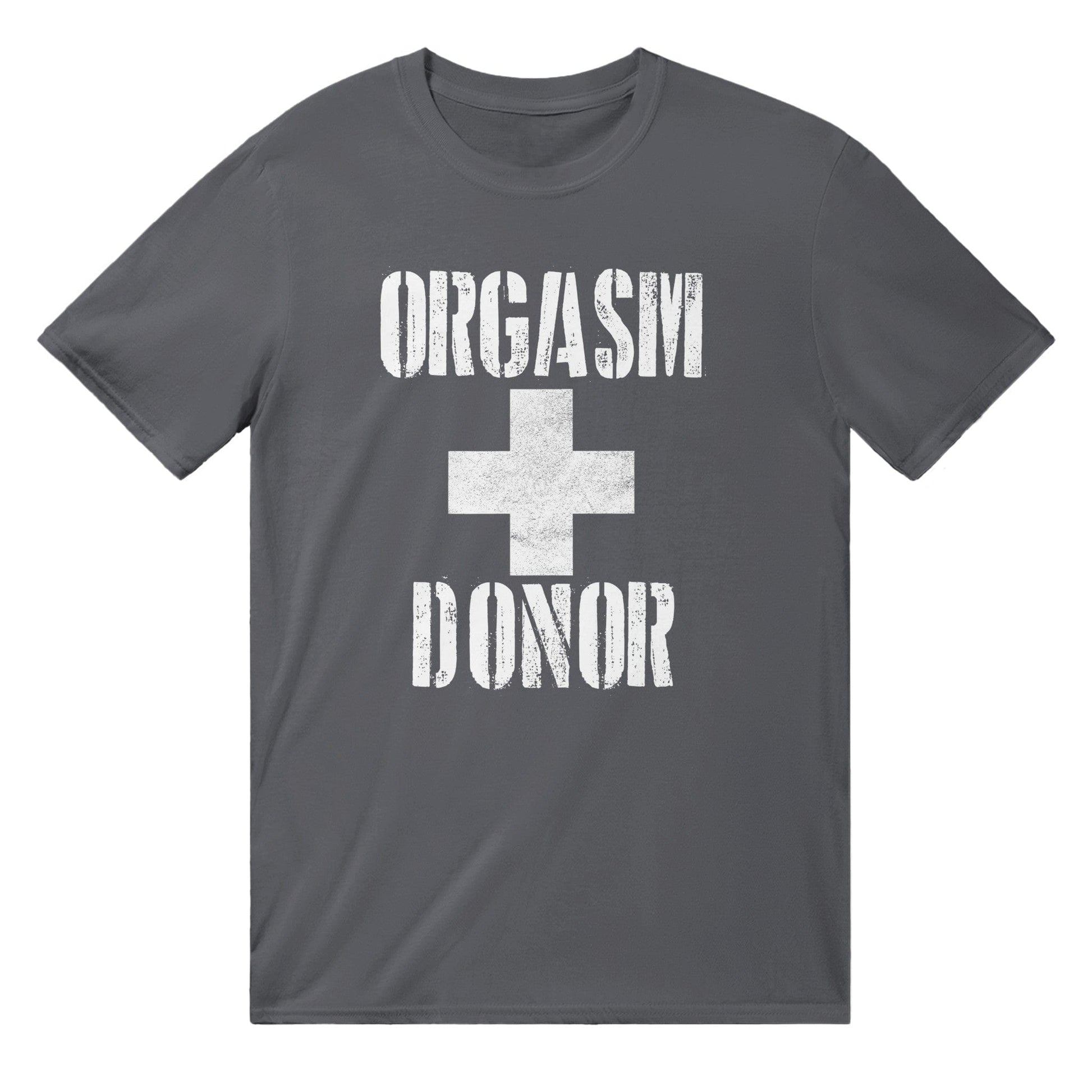 Orgasm Donor T-shirt Australia Online Color Charcoal / S