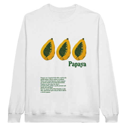 Papaya Jumper Graphic Tee Australia Online White / S
