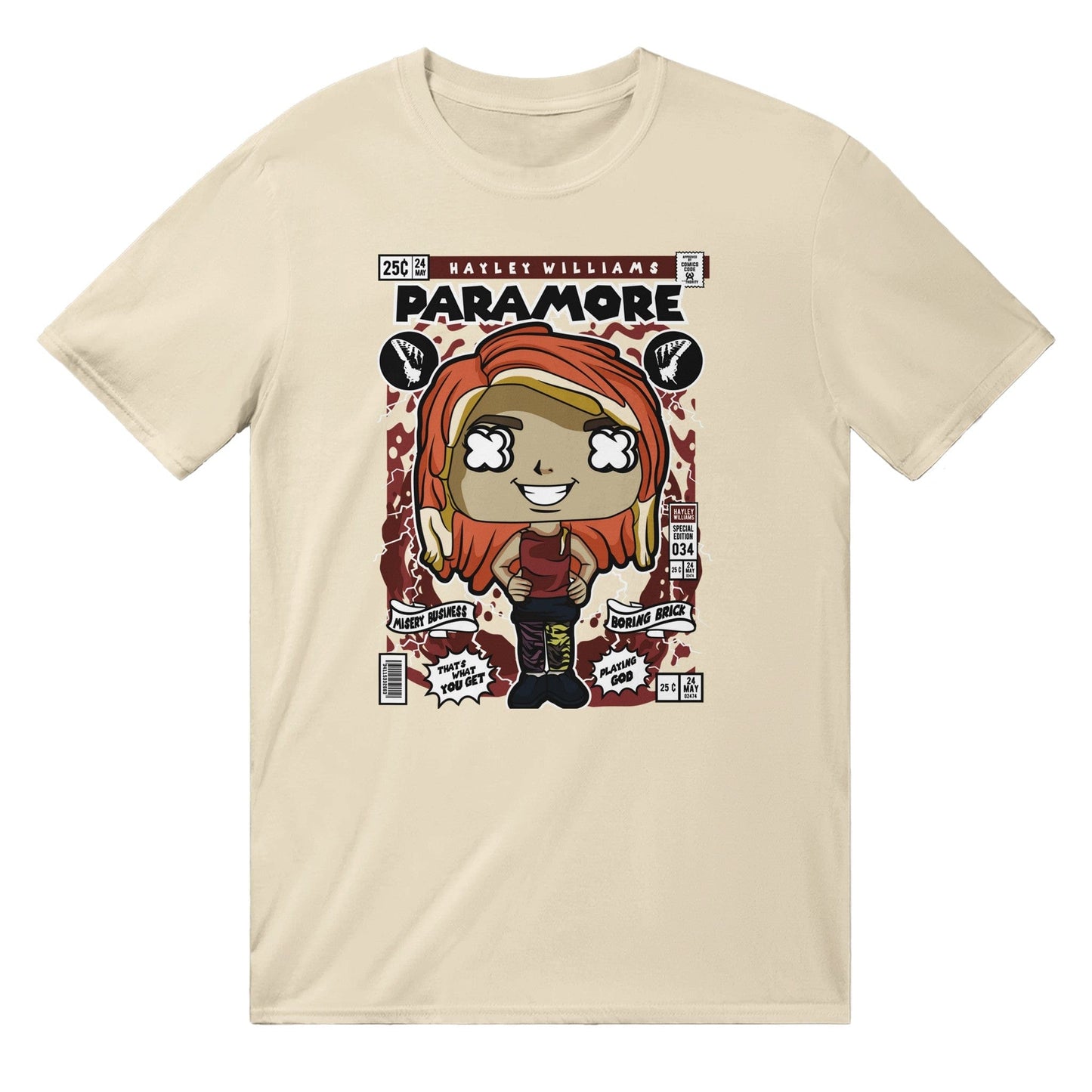 Paramore Hailey Williams T-SHIRT Australia Online Color Natural / S